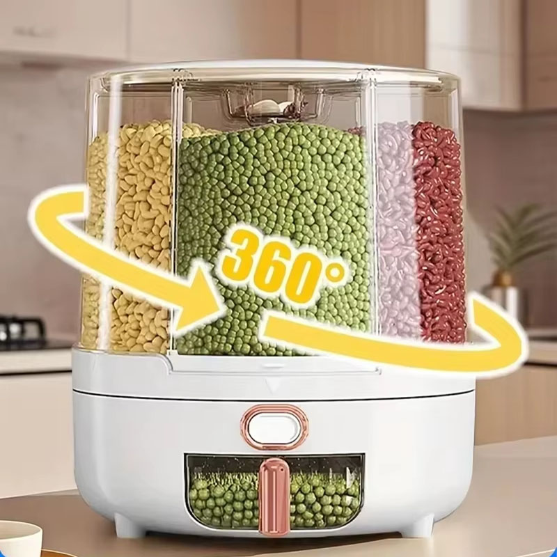 6-Compartment 360° Rotating Ai - Kitchen Gadgets Organizer review and price
