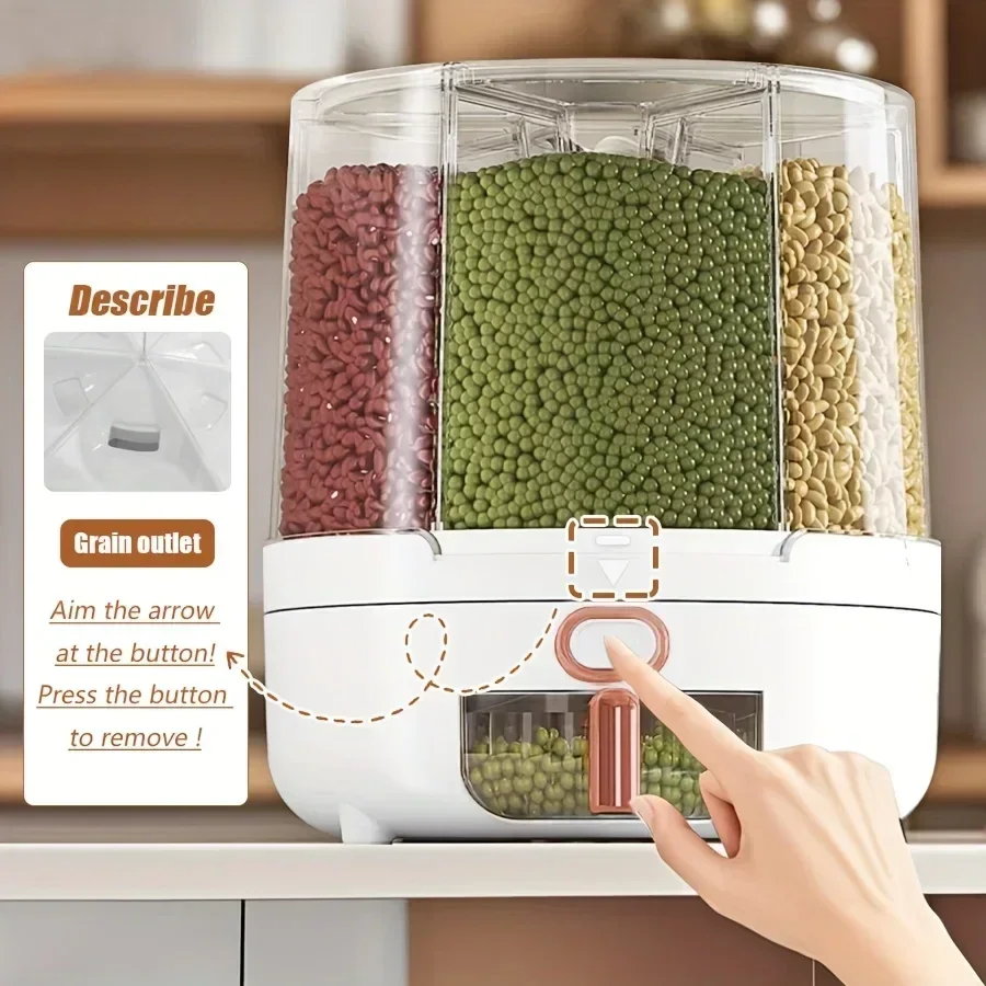 6-Compartment 360° Rotating Ai - Kitchen Gadgets Organizer review and price