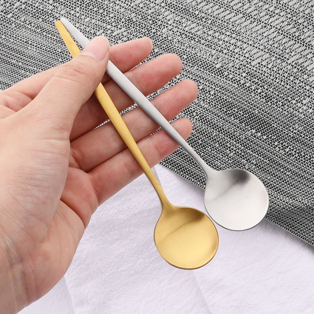 6Pcs Small Matte Spoon Tea Cof - Kitchen Gadgets Gold review and price