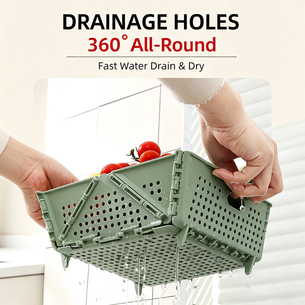 Foldable Fruit Vegetable Drain - Kitchen Gadgets Organizer review and price