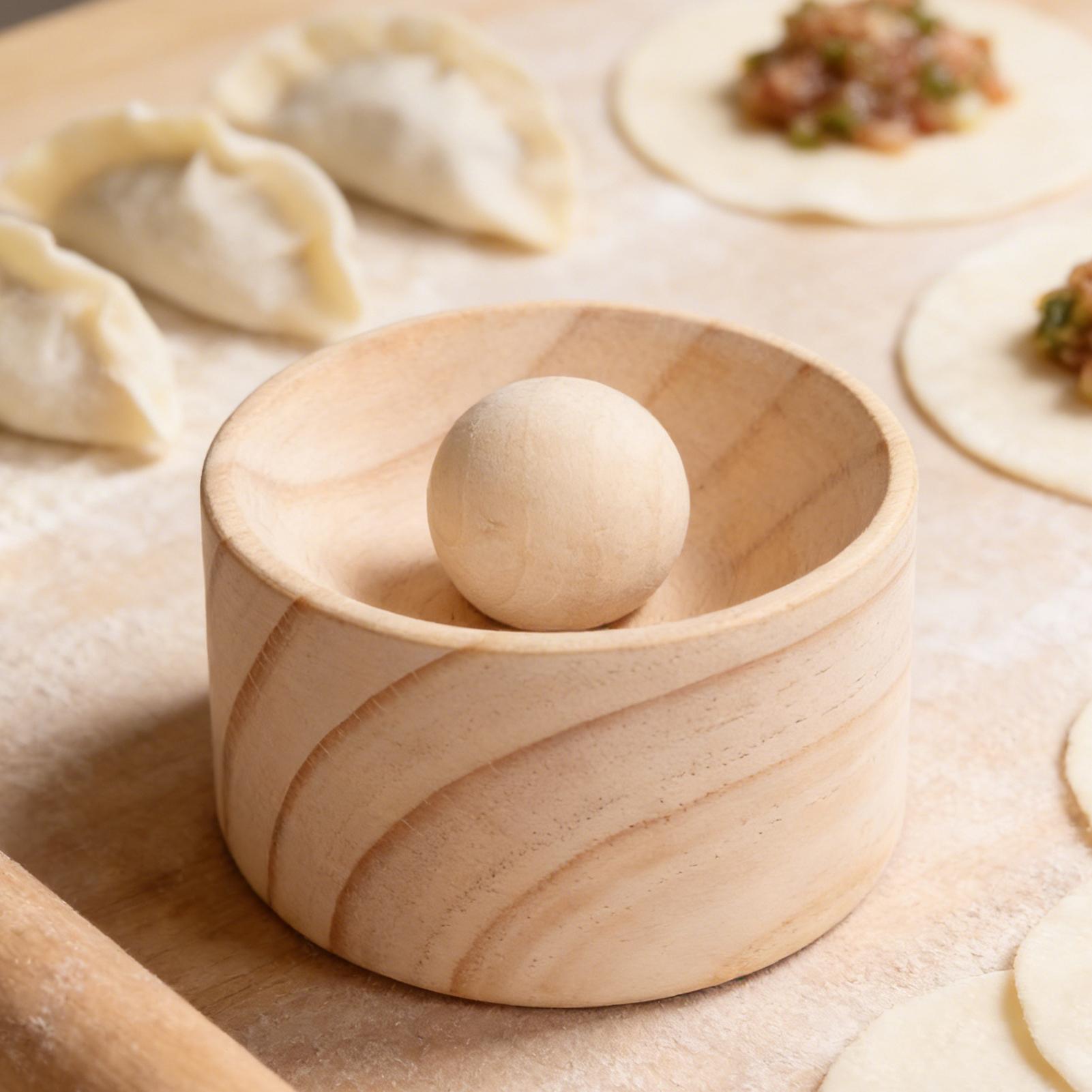 Wooden Dumpling Skin Press Mak - Kitchen Gadgets Dumpling Maker review and price