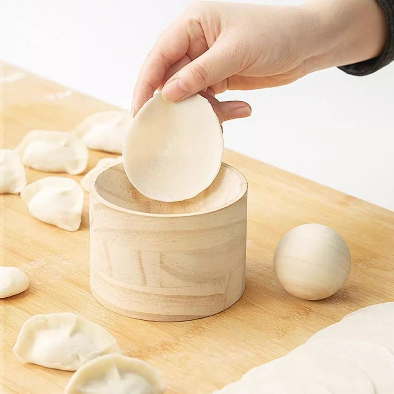 Wooden Dumpling Skin Press Mak - Kitchen Gadgets Dumpling Maker review and price